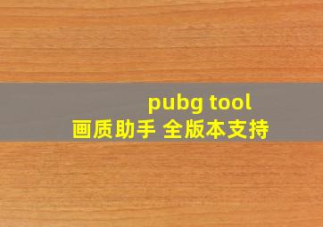 pubg tool画质助手 全版本支持